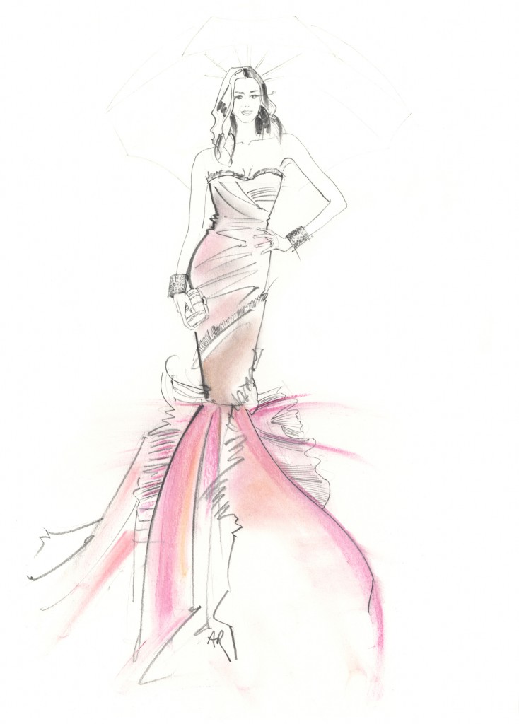 Versace Fashion Illustration