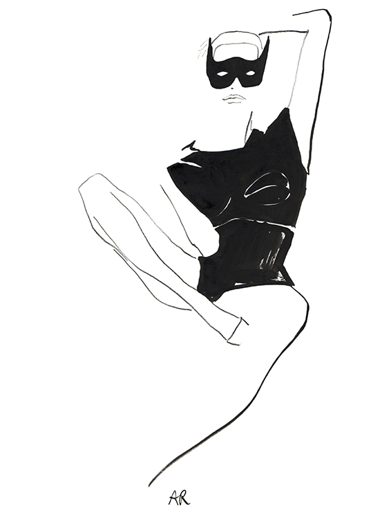 Catwoman black mask