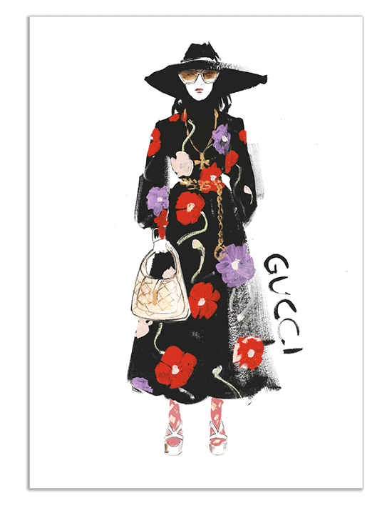 Gucci_Gang_fashion_illustration_prints